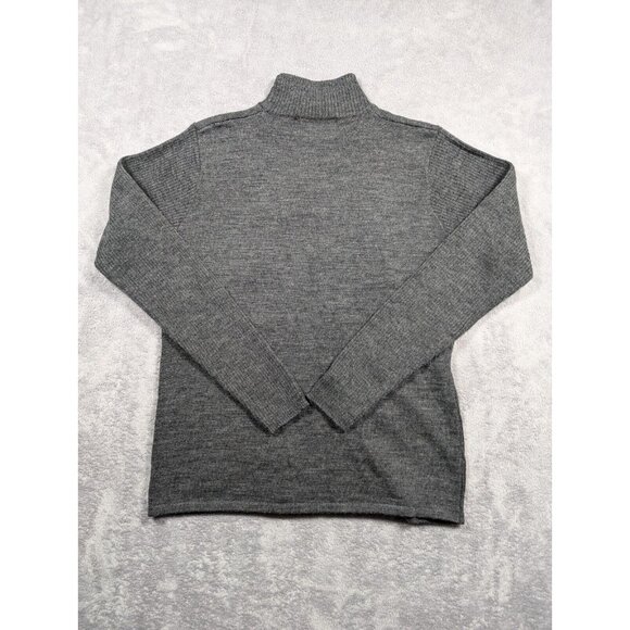 Knitting Needles Womens Large Merino Wool Turtleneck Knit Old Money Mature - Picture 7 of 7